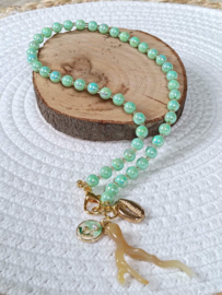 Groene shiny ketting