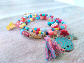 Wikkelarmband in multi kleuren