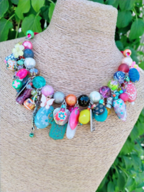 Parel Ibiza style ketting