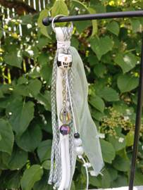Zilvergrijze Boho Tassel
