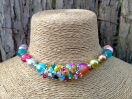 Gemixte glasparelketting
