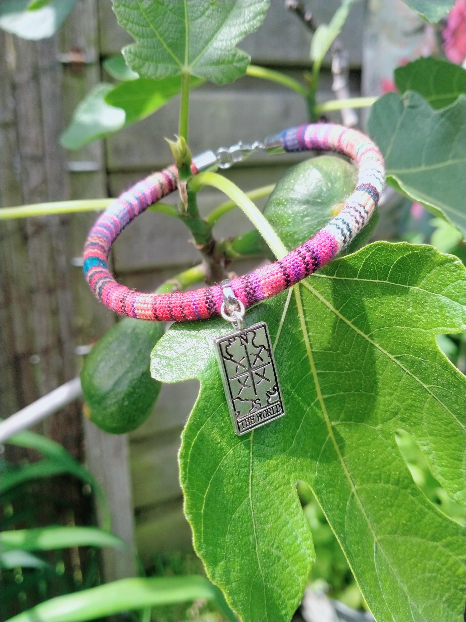 Heren armband van Peruaans Aztec cord