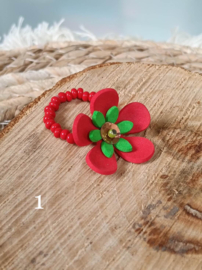 Stretch Ibiza style bloemenringen