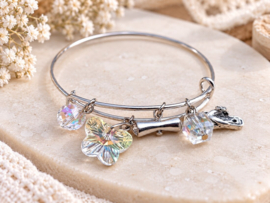 Charme Bedelarmband met AB-glans