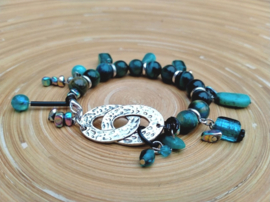 Workshop armband van grotere kralen rijgen