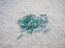 Glas bugles kralen 6mm  10 gram