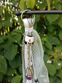 Zilvergrijze Boho Tassel