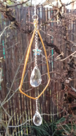 Suncatcher of autospiegel hanger  als klok