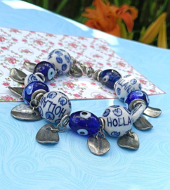 Delfts blauwe armbanden