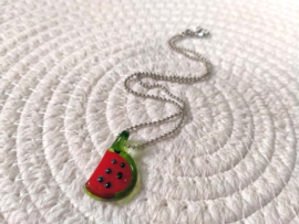 Kinderketting met meloen glashanger