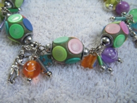 Armband van shamballa kralen