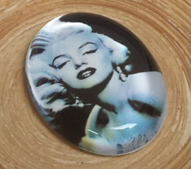 Glazen cabochon Marilyn Monroe