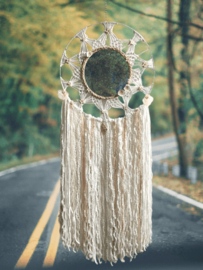 Dromenvanger naturel en abrikoos met spiegel - Maat XXL