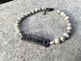 Heren armband met picasso jasper van 6 mm