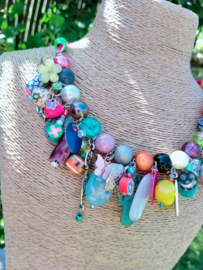 Parel Ibiza style ketting
