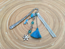 Lichtblauwe Tibetaanse boekenlegger