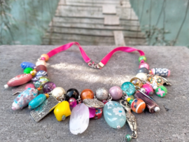 Parel Ibiza style ketting