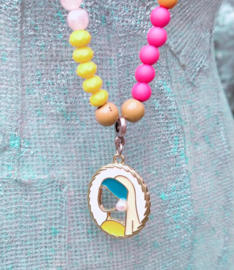 Ketting 'meisje met de parel' hanger