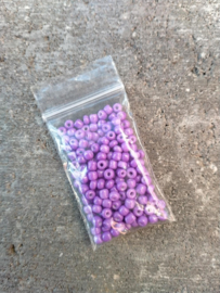 Lila rocailles 4 mm 15 gram