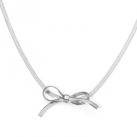 Strik Ketting / Choker "Bowknot" Stainless Steel