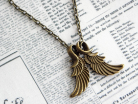 Ketting "Angel Wings" in brons