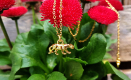 Panter Ketting "Golden Panther"