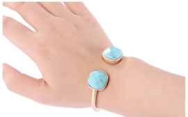 Armband "Turquoise Stones"