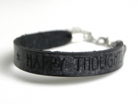 Tekst Armband "Happy Thoughts"