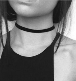 Choker Ketting "Black Velvet"