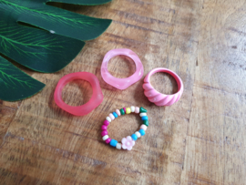 Ringen Set "Pink" 4 Stuks