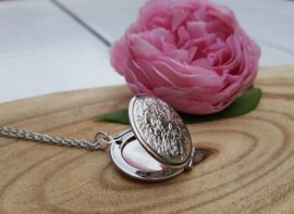 Medaillon Ketting "Plain Silver Locket"