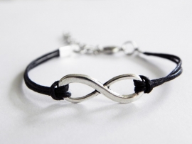 Infinity Armband - Zwart