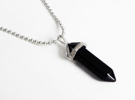 Ketting Met Steen "Onyx"