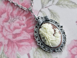 Camee ketting "Brown Cameo"