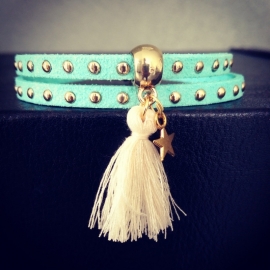 Armband "Minty Studs"