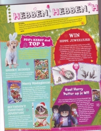 Winactie in meidenblad "For Girls Only"