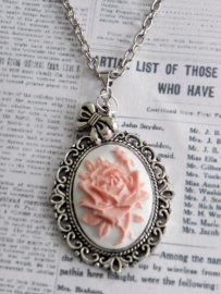 Camee Ketting "Pink Rose"