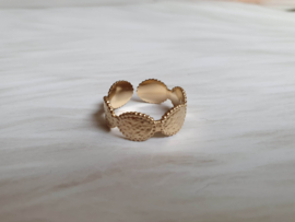 Gouden Ring " Golden Girl" Stainless Steel