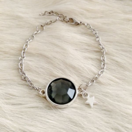 Armband "Anthracite Stone"