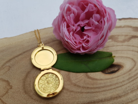 Medaillon Ketting "Plain Gold Locket"