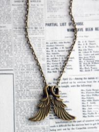 Ketting "Angel Wings" in brons