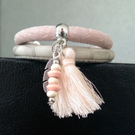 Ibiza Armband "Light Peach Pastel"