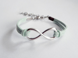 Infinity Armband "Silver & Mint Infinity"