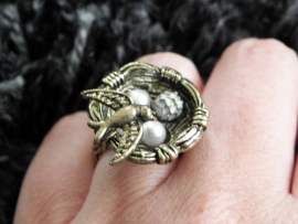 Ring "Bird`s Nest"