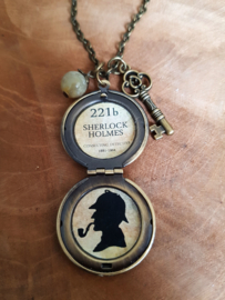 Medaillon Ketting "Sherlock Holmes"