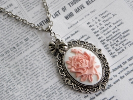 Camee Ketting "Pink Rose"