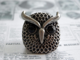 Ring "Big Silvery Owl"