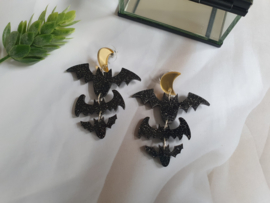 Vleermuis Oorbellen "The Bats Have Left The Bell Tower"