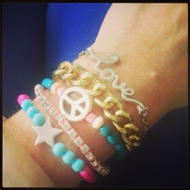 Ibiza Armbandje "Silver Love"