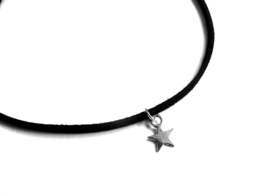 Choker Ketting "Star" Zilver of Goud